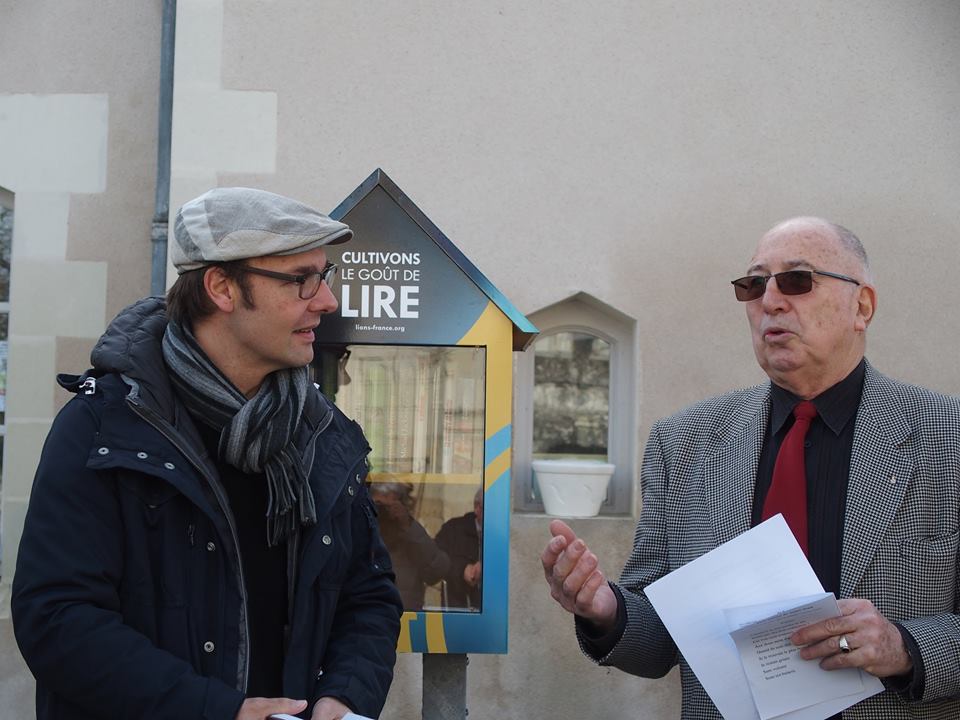 Sébastien MOREAU (Président de Zéro Déchet Touraine) et Pierre-Marie DANQUIGNY (Maire de Nouâtre).