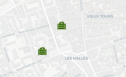 Cartographie des composteurs partagés en touraine