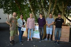 Premiers composteurs collectifs installés à Chambray. Source: Ville de Chambray-Les-Tours