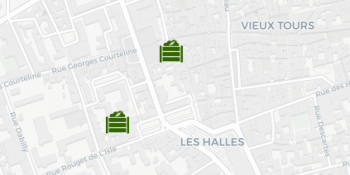 Cartographie des composteurs partagés en touraine